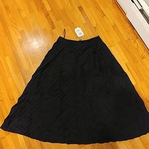 INC silk tea length skirt